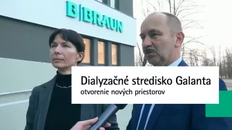 Dialyzačné stredisko B. Braun Avitum Galanta | otvorenie nových priestorov