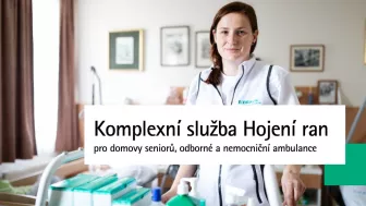 Komplexní služba Hojení ran pro domovy seniorů, odborné a nemocniční ambulance