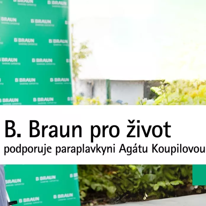 B. Braun pro život podporuje paraplavkyni Agátu Koupilovou