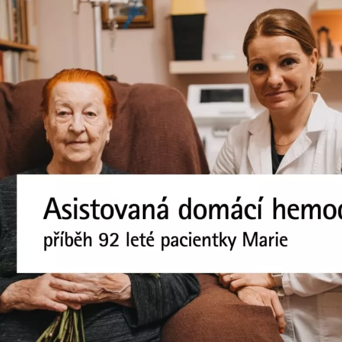 Asistovaná domácí hemodialýza | příběh 92 leté pacientky Marie